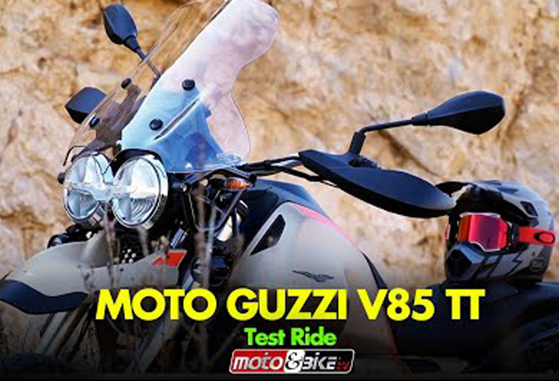 Moto Guzzi V85 TT Classic Travel Test Ride Greek