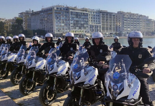 Δωρεά (18) μοτοσυκλετών CF MOTO 650 στην Ελληνική Αστυνομία 