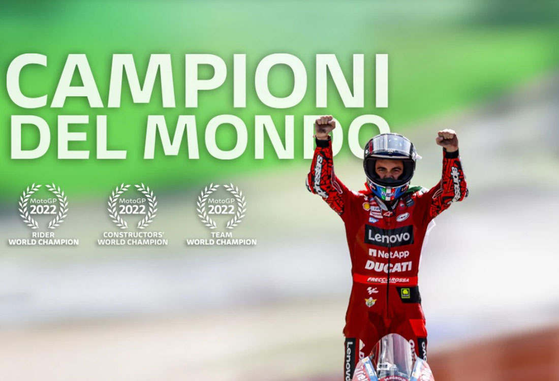MotoGP 2022 - Valencia Πρωταθλητής ο Pecco Bagnaia