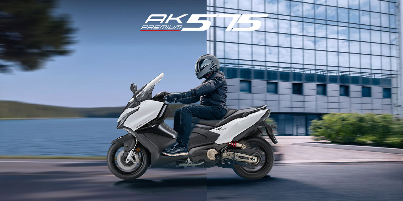 ΝΕΟ KYMCO AK575 PREMIUM: Περισσότερα κυβικά και hi-tec εφαρμογές