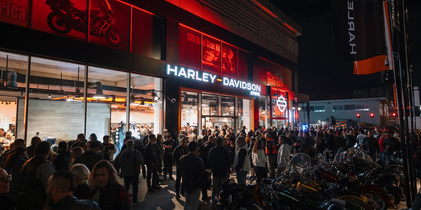 Λαμπερά Εγκαίνια για την HARLEY-DAVIDSON ATHENS
