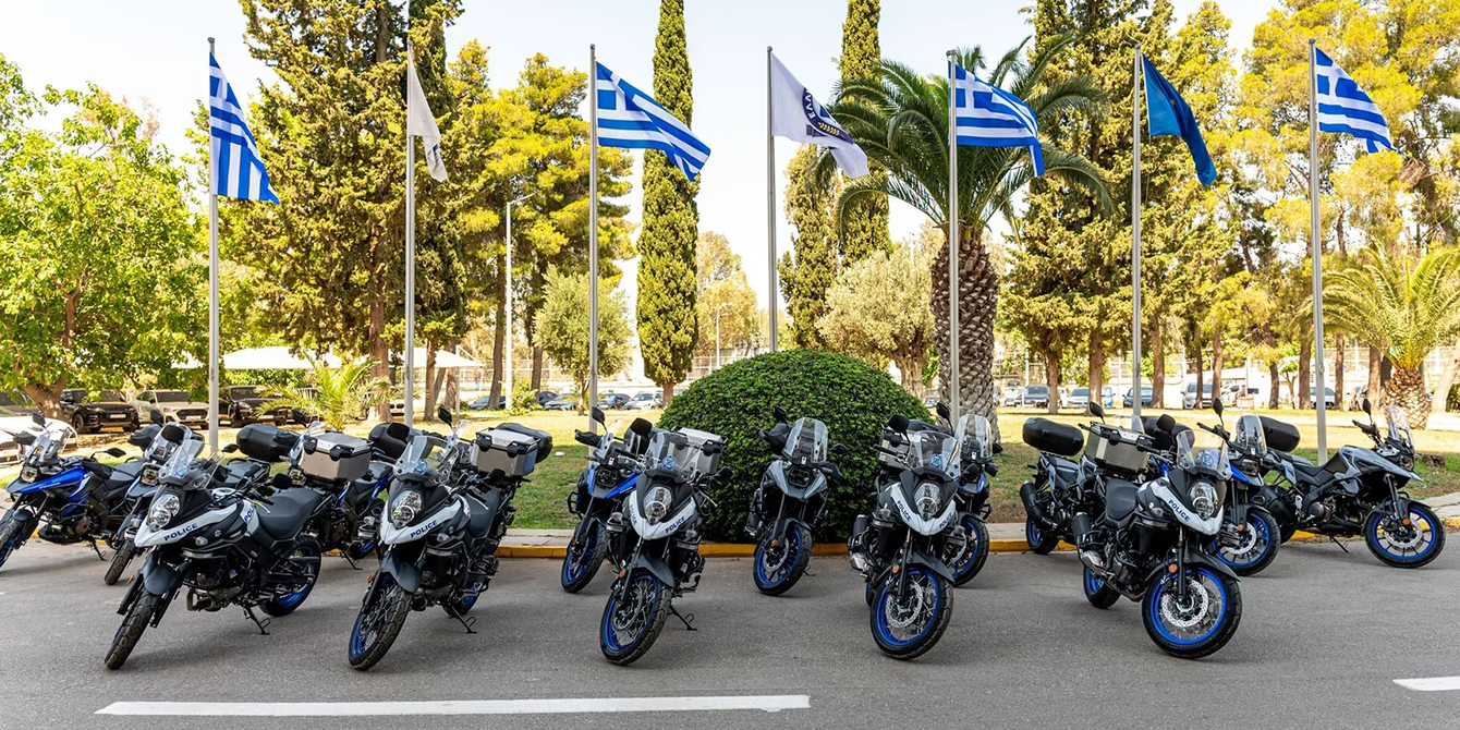Νέες Suzuki V-Strom 650 και V-Strom 1050 στον στόλο της Ελληνικής Αστυνομίας