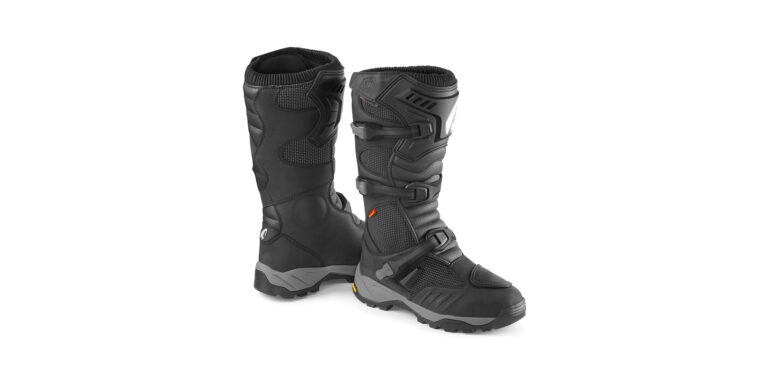 Forma Adventure Air Dry μαύρη adventure μπότα μηχανής με κλιπς και σόλα Vibram