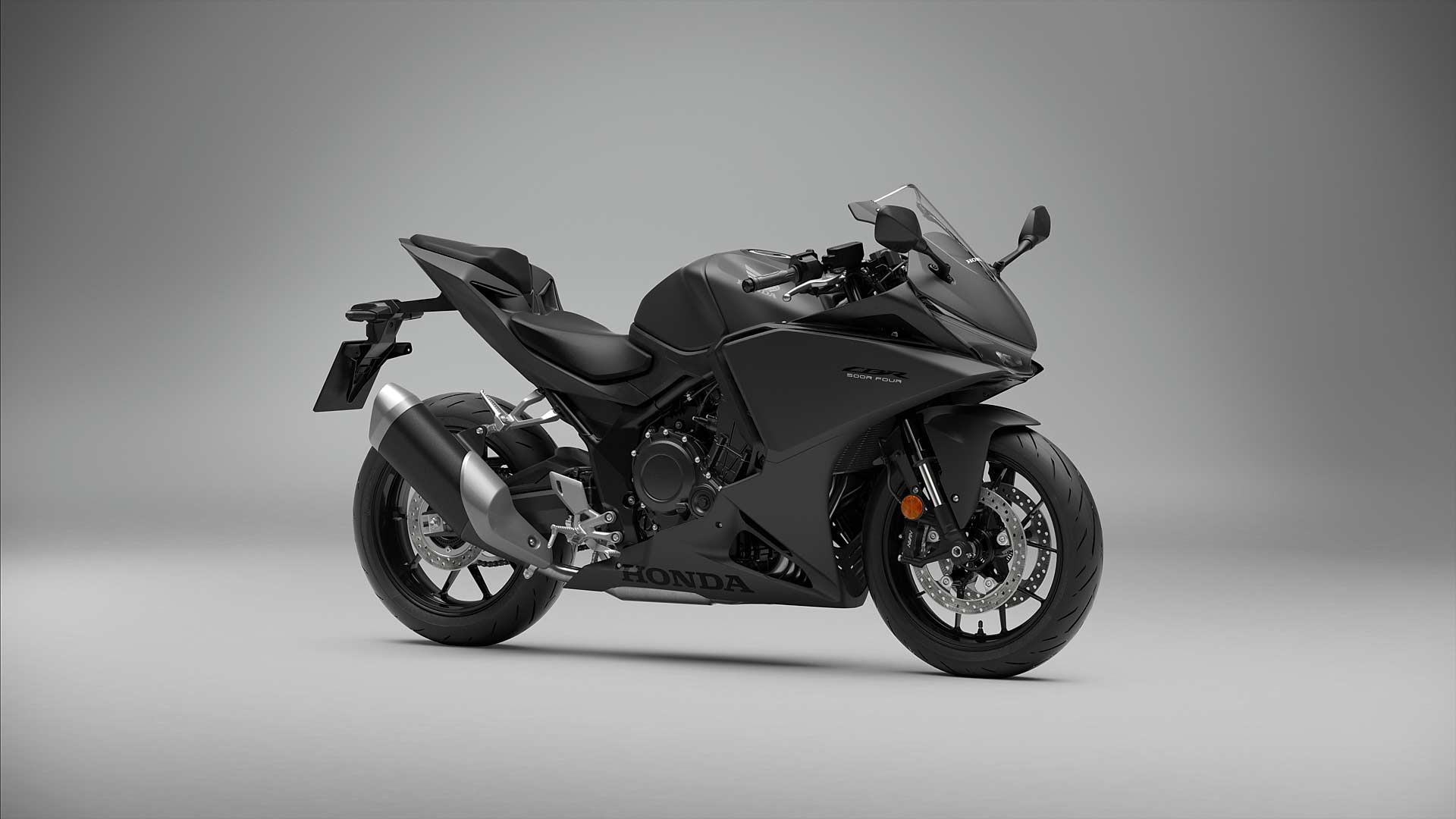 Honda CBR500R FOUR 2027 σε Mat Ballistic Black Metallic