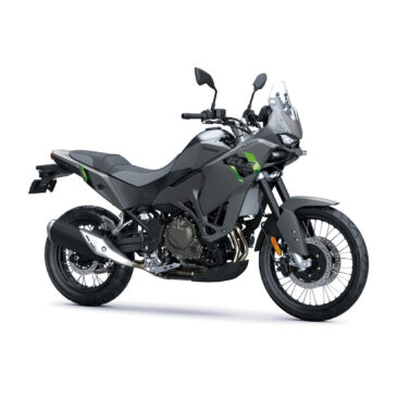 Kawasaki KLE650 2027 adventure μοτοσυκλέτα, εμπρός όψη