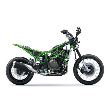 Kawasaki KLE650 2027 πιρούνι KYB και μπροστινό φρένο