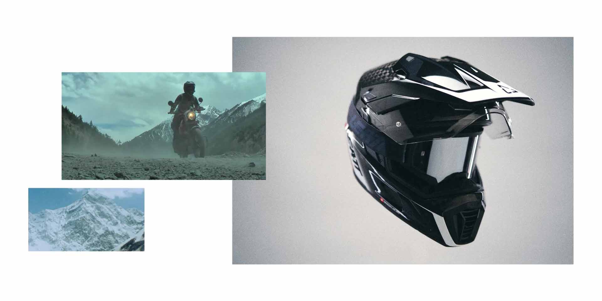 Κράνος μηχανής Leatt ADV 9.5 που δέχεται μάσκα ή ζελατίνα