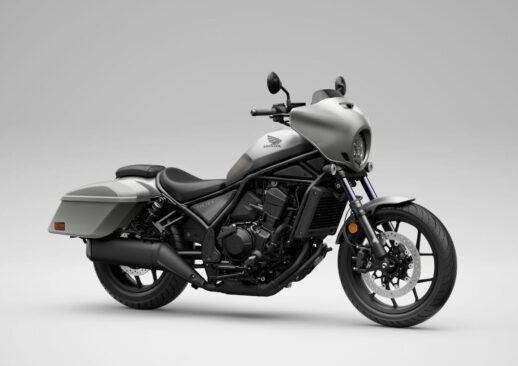 Honda Rebel 2027: CMX1100T Rebel σε Mat Beta Silver Metallic με φέρινγκ και πλαϊνές βαλίτσες